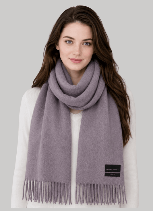 The Knit Company preloved cashmere scarves and muffler from Ireland, soft luxury wrap