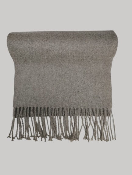 Uniqlo beige preloved pure cashmere scarf from Ireland, soft luxury wrap