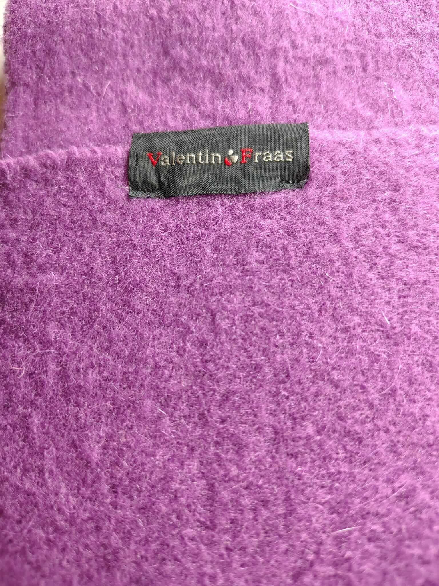 Frass lavender preloved pure cashmere scarf from Ireland, soft luxury wrap